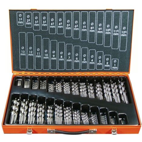 Spiralbohrer Magazin HSS-G DIN 338 Typ N ECO 220tlg Bohrerset Spiralbohrer 60715