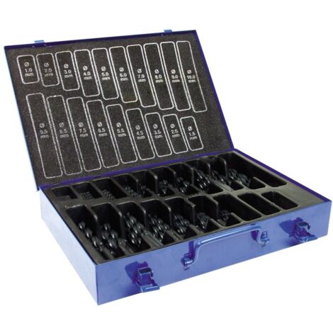 Spiralbohrer-Satz HSS DIN 338 N rollg. FORUM 170-teilig (1-10 mm)
