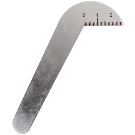 Spiralbohrer-Schleiflehre bis 50 mm Winkel 118 Grad