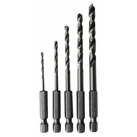 Spiralbohrersatz HSS 2-6 mm 1/4 Maurerwerkzeug
