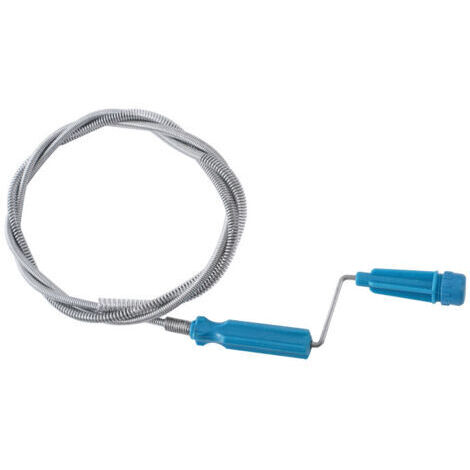 Spirale de nettoyage pour canalisations,3m x 6 mm,Spirale,Déboucheur de canalisations ,Avec pointe de perçage,Serpent de vidange,Extra fin, Bouchage des canalisations