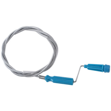 Spirale de nettoyage pour canalisations,3m x 6 mm,Spirale,Déboucheur de canalisations ,Avec pointe de perçage,Serpent de vidange,Extra fin, Bouchage des canalisations