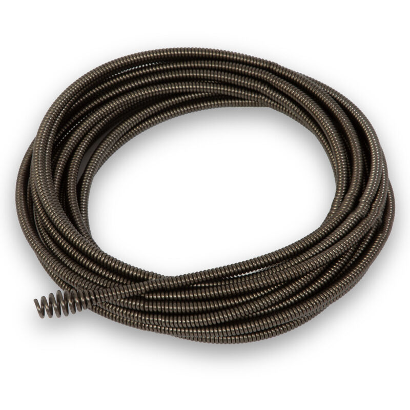 Eberth - Spirale 7,6 m pièce détachée pour déboucheur de canalisation électrique déboucheuse (métal robuste, tête de forage coupe bulbe alésage, 560