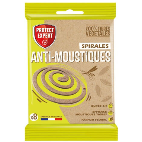 Spirale Extérieur Anti Moustiques Géraniol Sachet De 8 /nc - Protect Expert