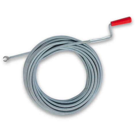 Spirale pulizia tubi 15m Ø9mm con punta artiglio Ø20mm - EBERTH