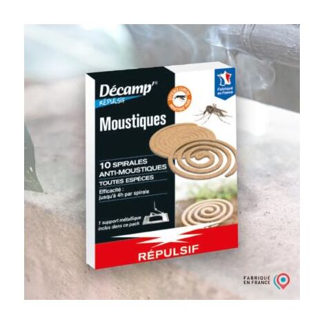 SPIRALES ANTI MOUSTIQUES - 10 SPIRALES - ENTRETIEN