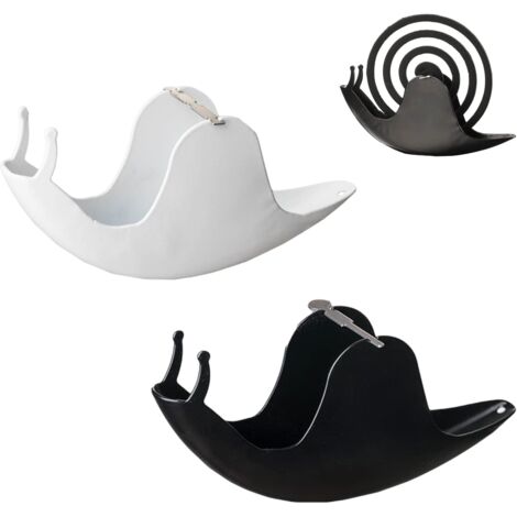 Spiralförmiger Mückenschutz-Räucherstäbchenhalter, Mückenspirale, Mückenschutzhalter, Mückenspulenetui (2 Stück)