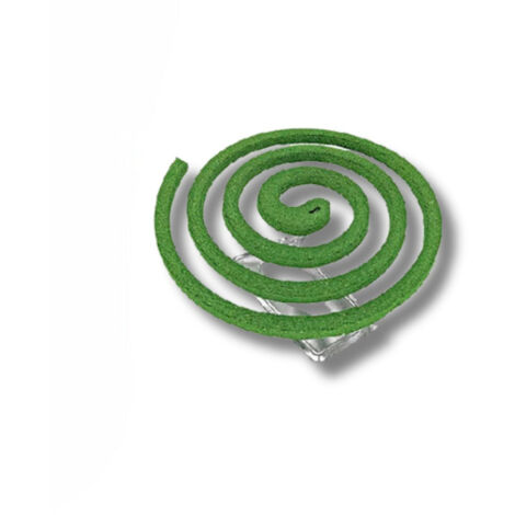Spirali antizanzare al profumo di citronella confezione 10 pezzi per esterno