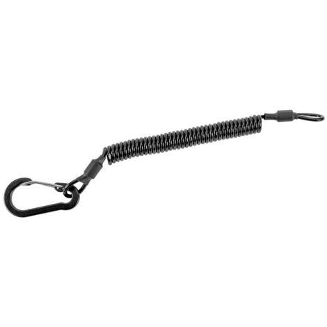Spiralkabel mit Karabiner