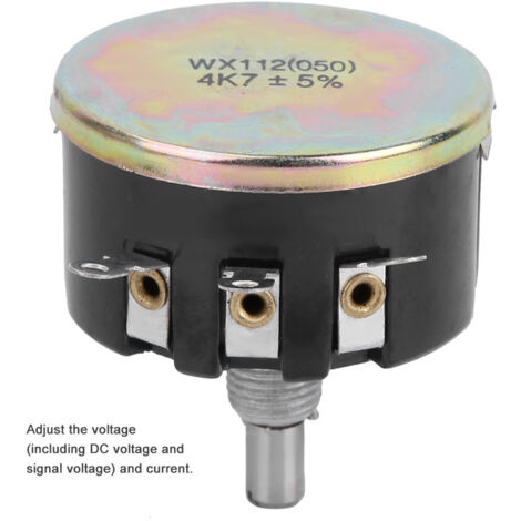 Spiralpotentiometer Wx112 4,7 kΩ 5 W - Präzisionseinstellung