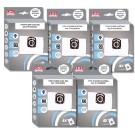 spirateur + 1 Micro-Filtre Sac Aspirateur Rowenta Silence Force Equivalet à Rowenta ZR003901 Compatible Aspirateurs Traîneaux Rowenta & Moulinex Filtr