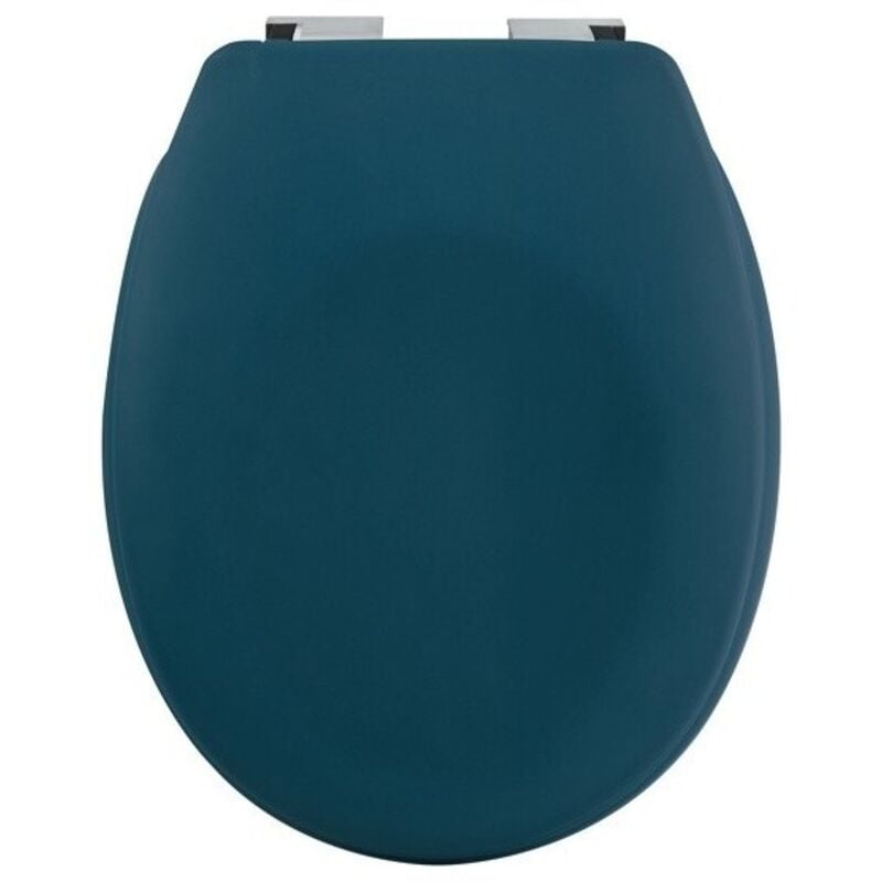 Abattant wc Thermo dur avec frein de chute NEELA Pétrole mat - Charnières ABS Chromé Spirella