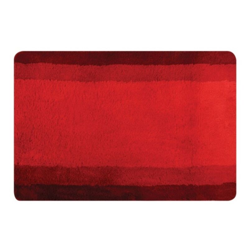 Alfombra de baño de poliéster balance 55x65cm Rojo Spirella Rojo