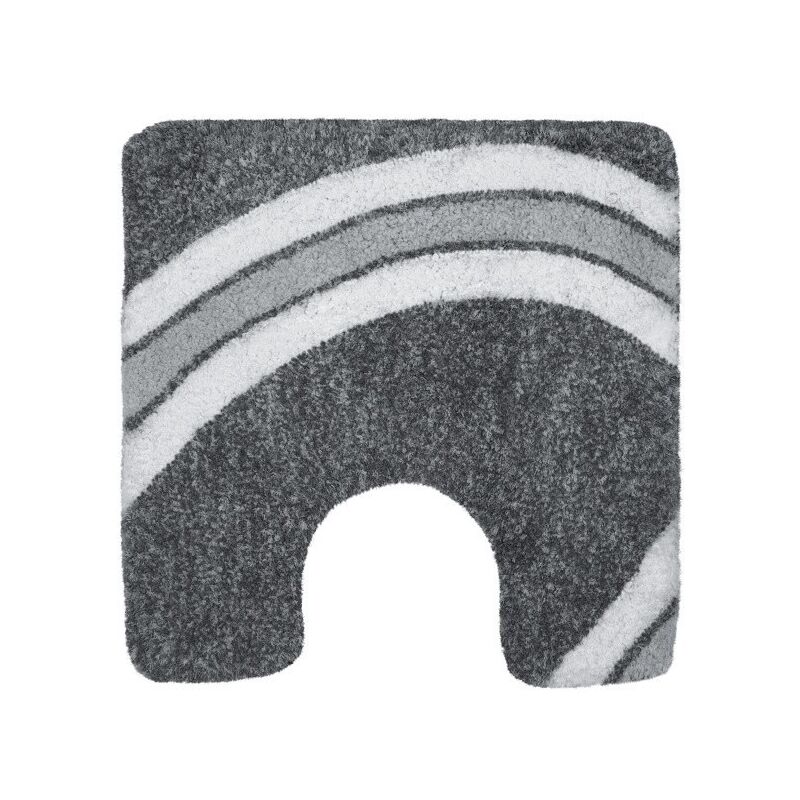 

Spirella Alfombra de baño Microfibra CURVE 55x55cm Gris - Gris