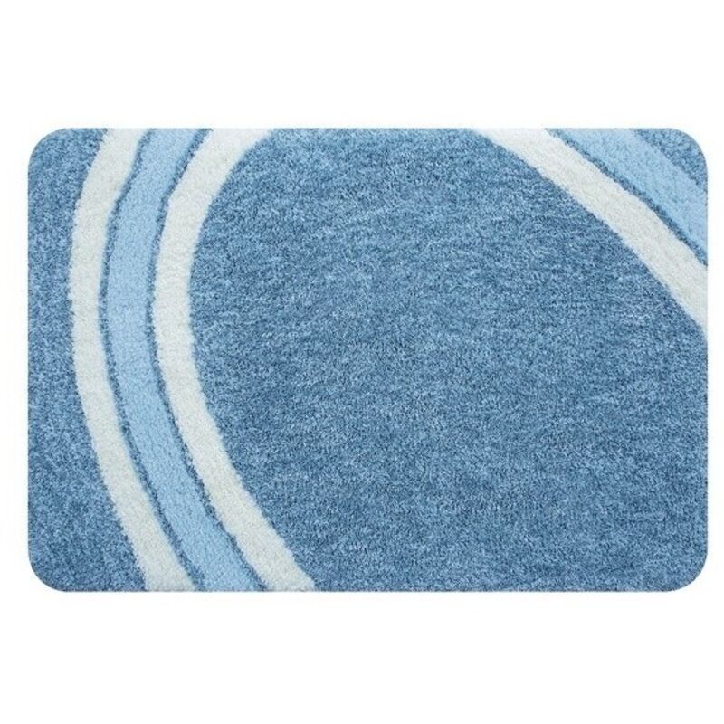 

Alfombra de baño Microfibra CURVE 70x120cm Azul - Azul - Spirella
