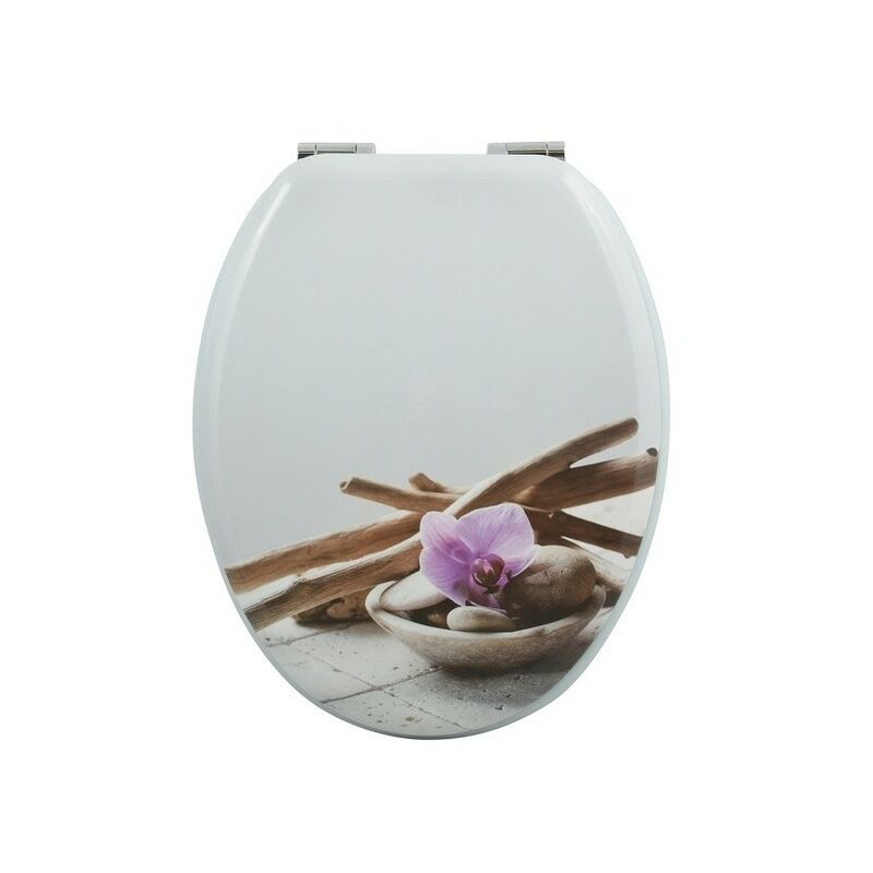 

Asiento de inodoroMDF BALI Blanco - Bisagras de Zinc - Blanco - Spirella