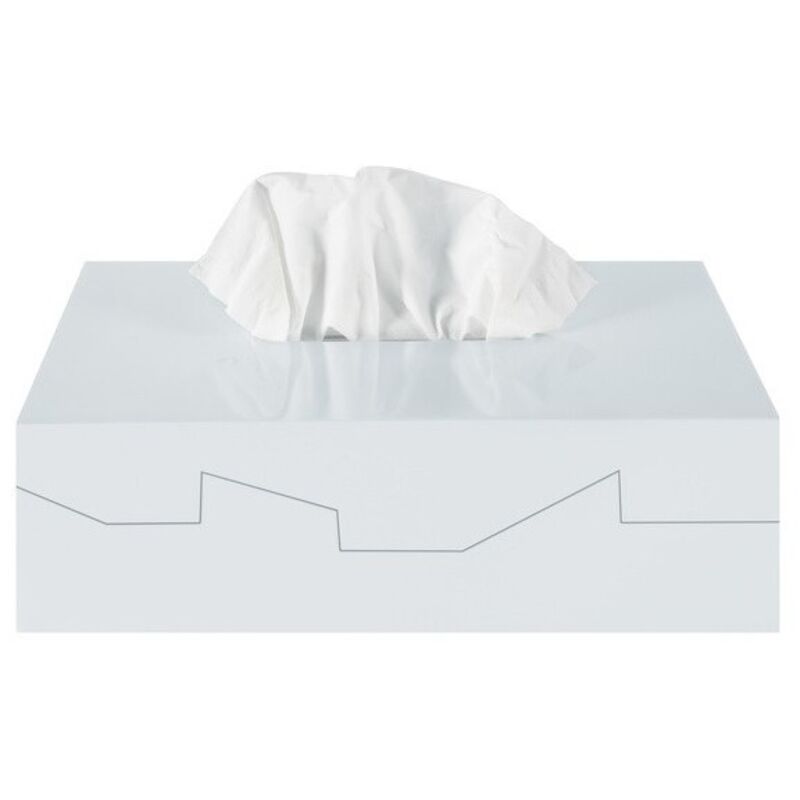 Spirella - Boite à mouchoirs abs silhouette Blanc