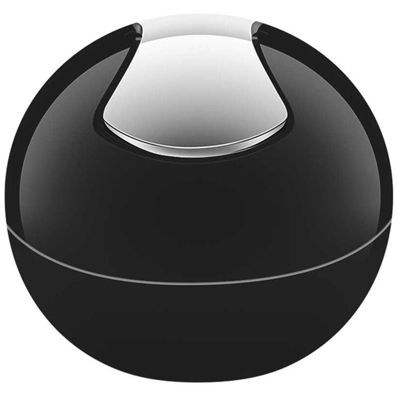 

Spirella colección Bowl, Papelera Ø16 x 14 cm (1 Litro), Poliestirol, Negro