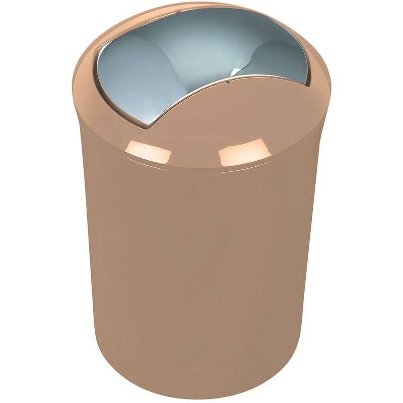 

Cubo de basura colección Sydney color marrón arena acrilico (5L) - Spirella