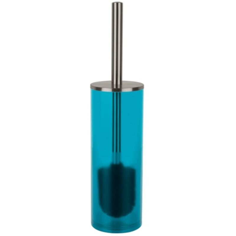 Spirella - Brosse wc avec support Acrylique nyo Bleu transparent