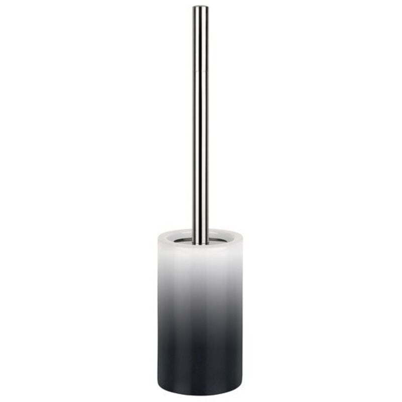 Spirella - Brosse Wc avec support Céramique tube gradient Noir