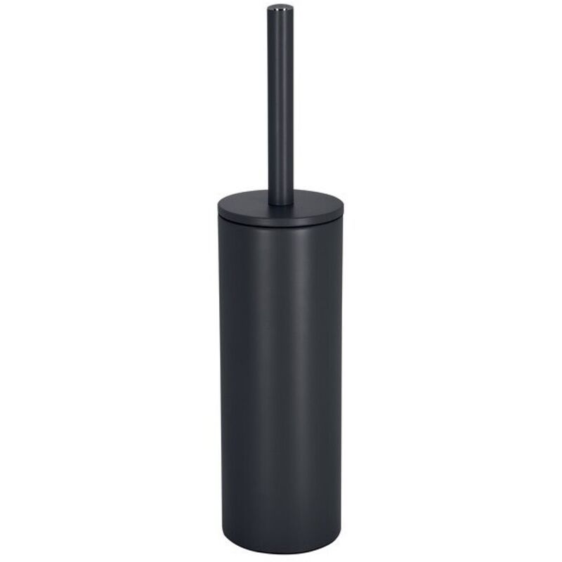 Brosse De Wc Spirella Avec Support En Acier Inoxydable Akira Noir Mat