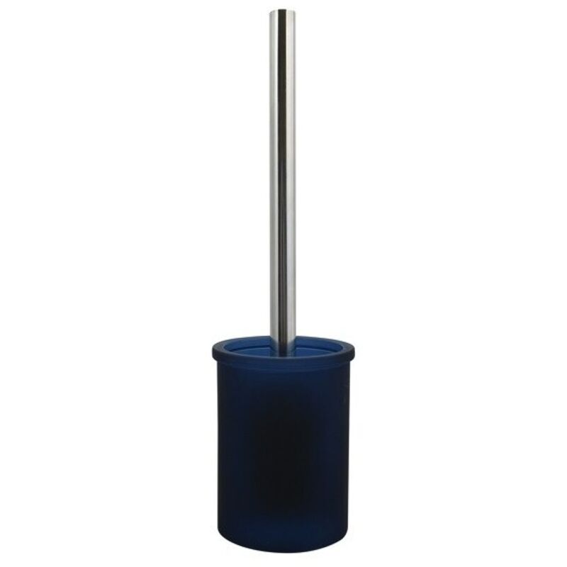 Spirella - Brosse Wc avec support Verre yoko Misty Bleu Foncé