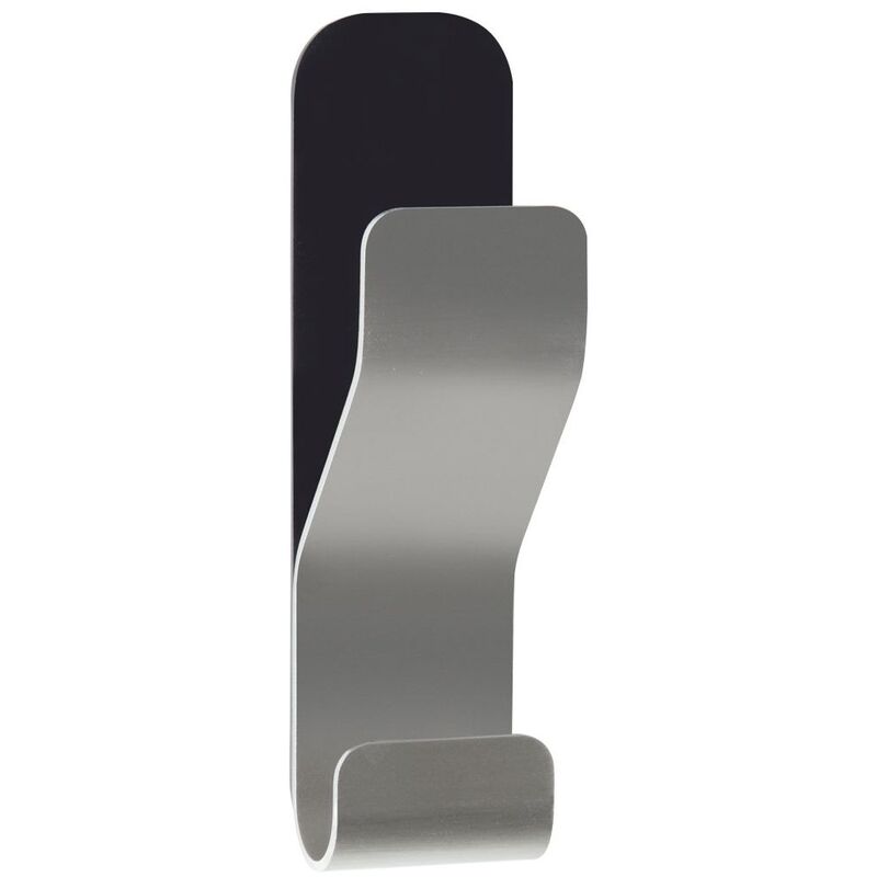 

colección Anobile, Gancho adhesivo 11x3, Acero inoxidable, Plateado - Spirella