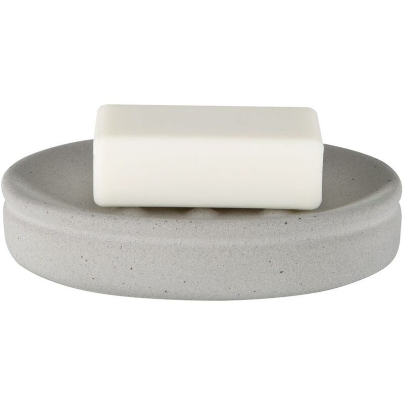 

Jabonera 'Cement' de ceramica en color gris 14 x 10 x 3 cm - Spirella