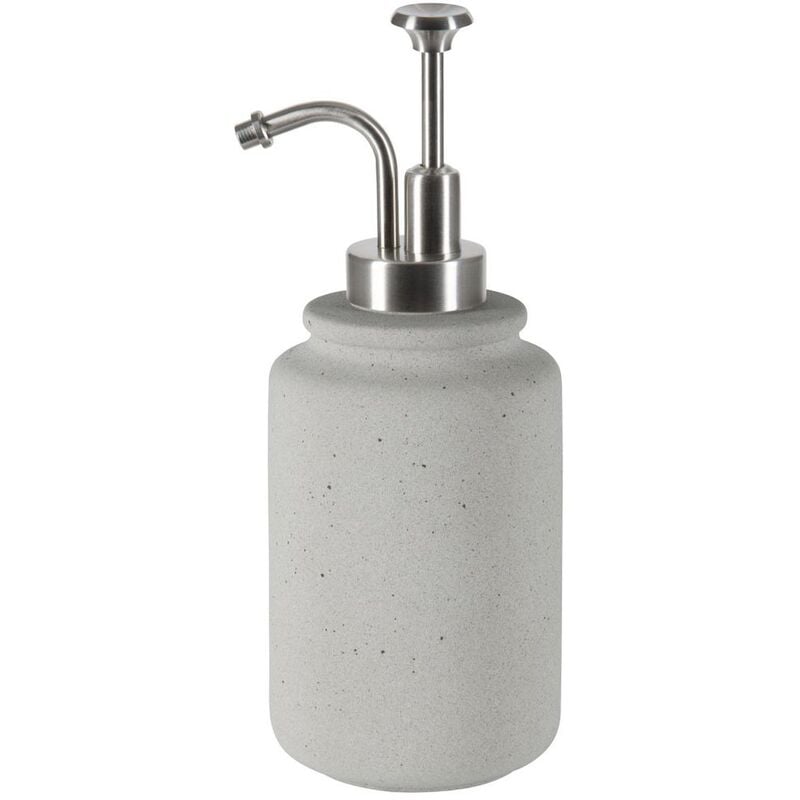 

Dispensador de jabon Spirella 'Cement' de ceramica en color gris Ø8 x19,5 cm