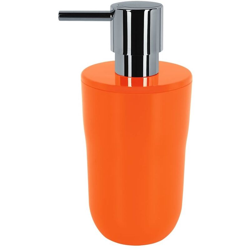 

Spirella colección Cocco, Dispensador de jabón líquido 7,5 x 7,5 x 16,5 cm, Poliestirol, Naranja