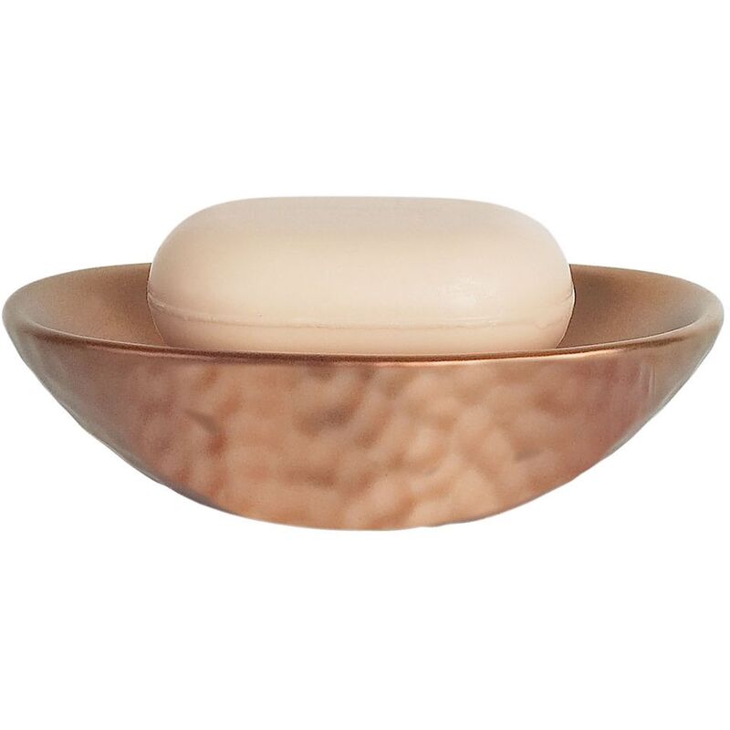 

colección Darwin, Bandeja para pastilla de jabón 4,0 x 14,5 x 10,0 cm, Gres, Marrón - Spirella