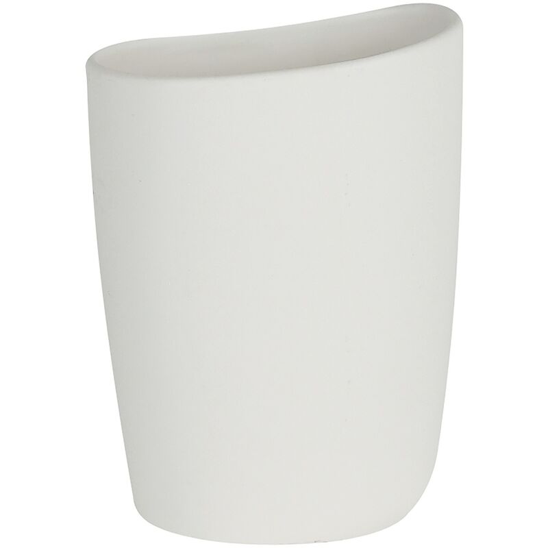

Portacepillos de dientes 'Etna' de gres en color blanco 9,5 x 7 x 12,5 cm - Spirella