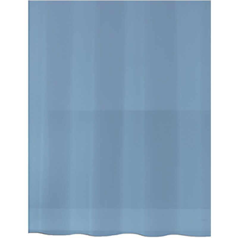 

colección Bio , Cortina de ducha textil 180 x 200, 100% polyester, Azul - Spirella