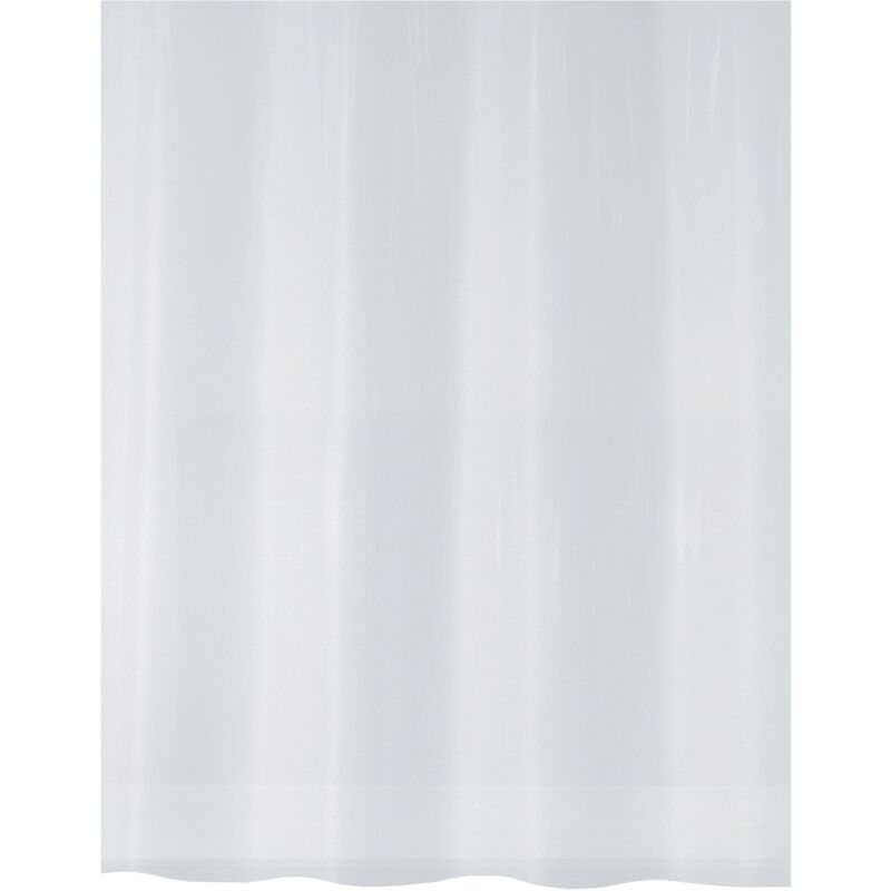 

colección Bio , Cortina de ducha textil 180 x 200, 100% polyester, Blanco - Spirella