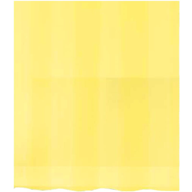 

colección Bio , Cortina de ducha textil 180 x 200, 100% polyester, Amarillo - Spirella