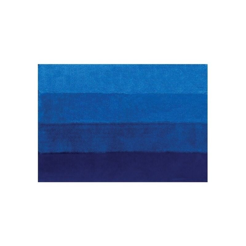 Spirella - Alfombra de baño de poliéster four 55x65cm Azul - Azul