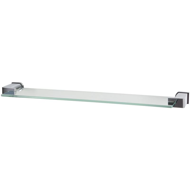 

Spirella colección Milo, Balda de vidrio 60x17,5, Metal cromado y Vidrio de seguridad, Gris