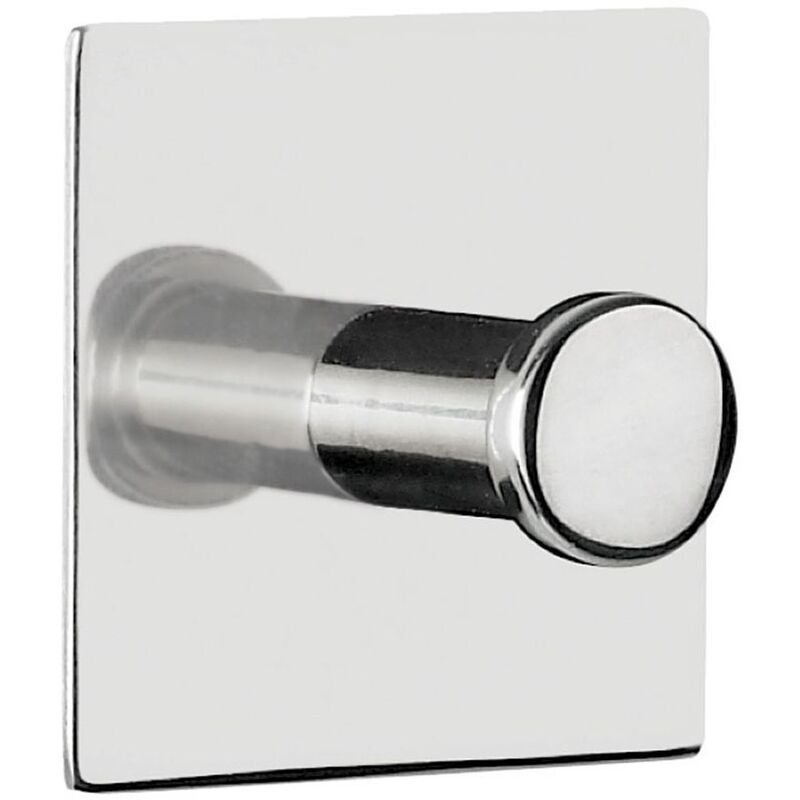 

Gancho adhesivo 'Punt' de acero inoxidable en color gris 4,5 cm - Spirella