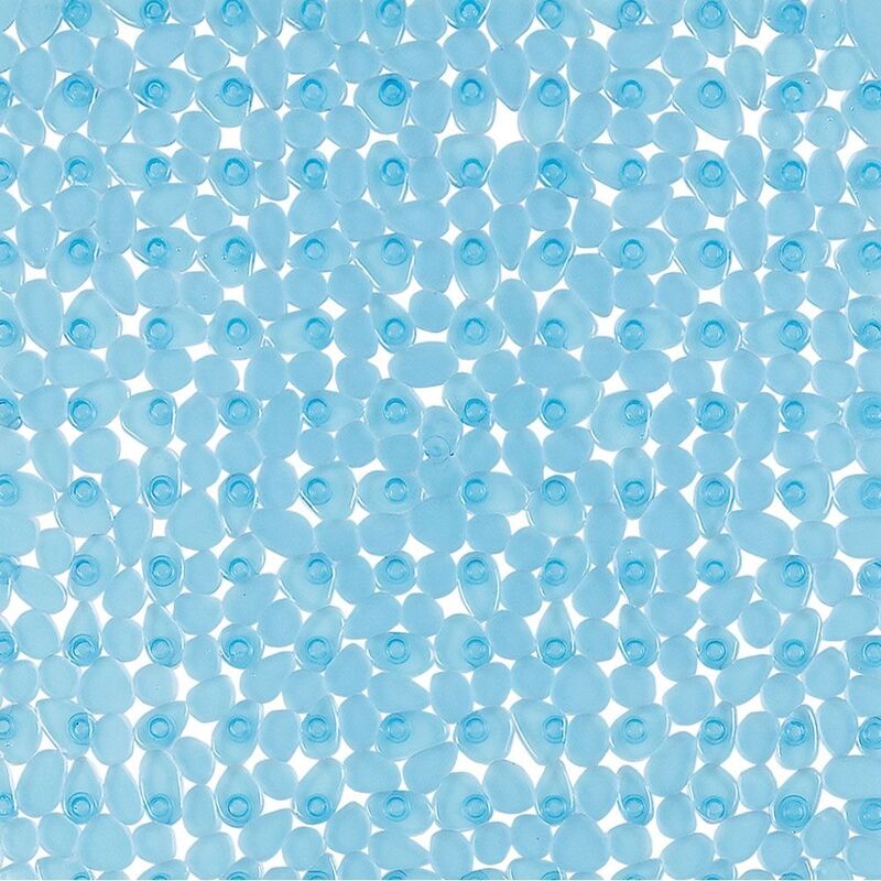 

colección Riverstone, Alfombrilla de ducha 54 x 54,PVC,Azul - Spirella