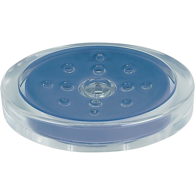 

colección Sydney, Bandeja para pastilla de jabón 3,0 x 10,0 x 13,0 cm, Acrílico, Azul - Spirella