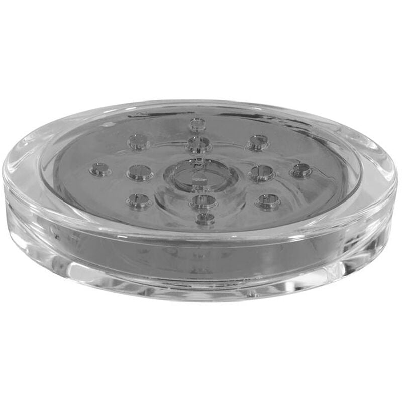

colección Sydney, Bandeja para pastilla de jabón 3,0 x 10,0 x 13,0 cm, Acrílico, Gris - Spirella