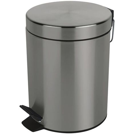 Gerimport Papelera Acero Tapa basculante 12L