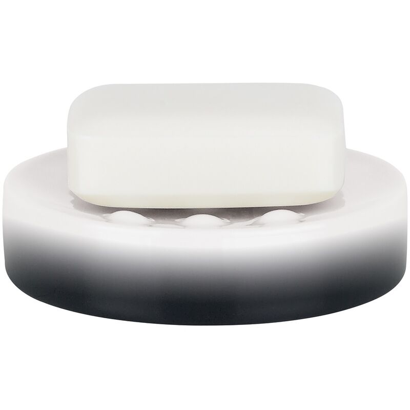 

Jabonera 'Tube' de porcelana en color negro Ø11 x 2,6 cm - Spirella