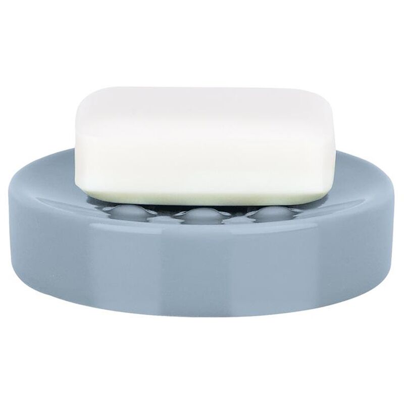 

Jabonera 'Tube' de gres en color azul Ø11 x 2,6 cm - Spirella