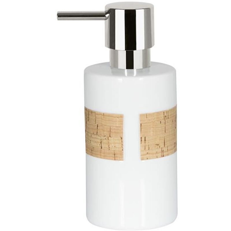 

colección Tube, Dispensador de jabón líquido 7,0 x 7,0 x 16,0 cm, Porcelana, Blanco - Spirella