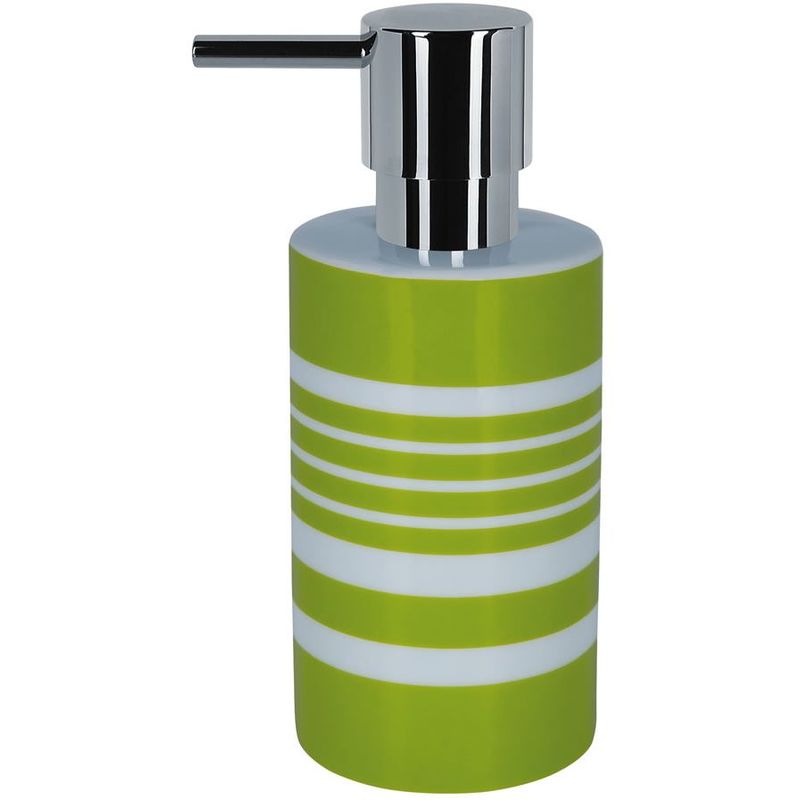 

Spirella colección Tube, Dispensador de jabón líquido 7,0 x 7,0 x 16,0 cm, Porcelana, Verde