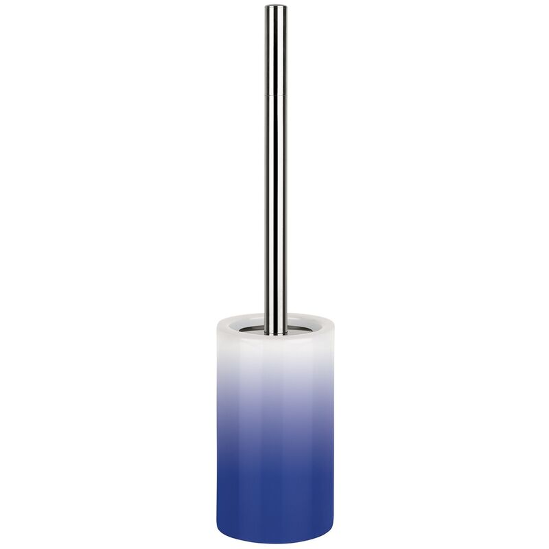

colección Tube, Escobilla para el inodoro 10,5 x 10,5 x 42,0 cm, Porcelana, Azul - Spirella