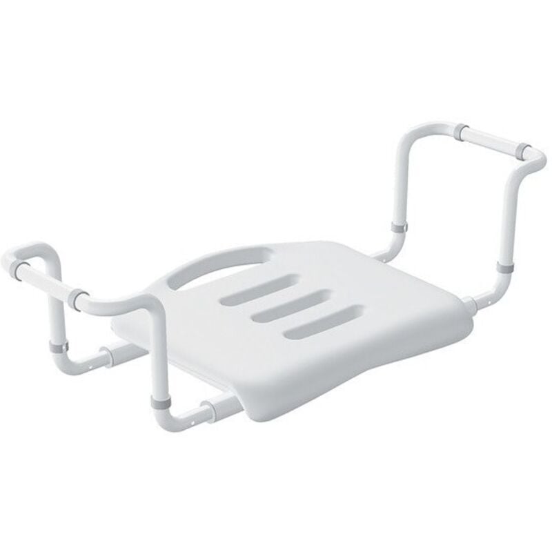 

Spirella colección Vivawell, Asiento para baño 36,5 x 19 x 28,5, Acero revestido, inoxidable, Blanco