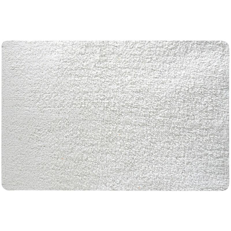 Spirella Collection Carolina, Tappetino da Bagno, 100% Cotone, Bianco 55 x 65 Bianco